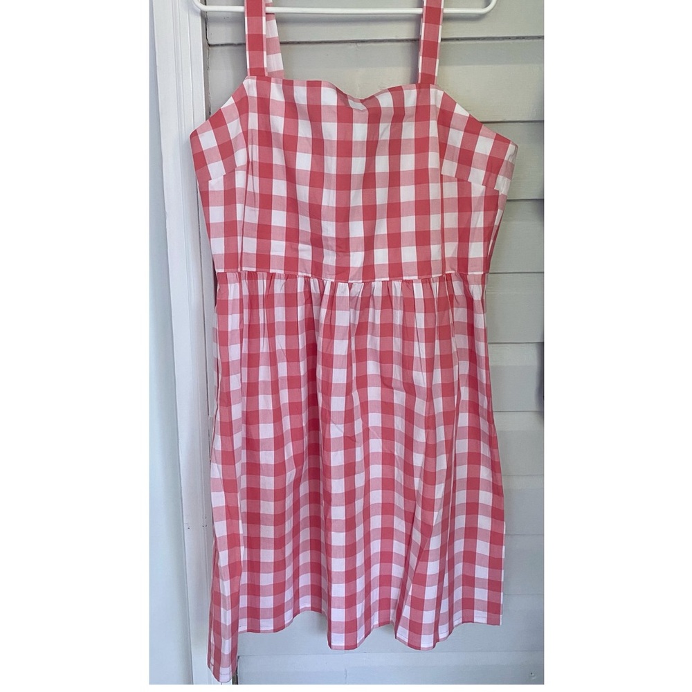 J.Crew Gingham Apron Dress